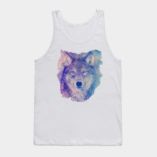 Wolf in blues Tank Top